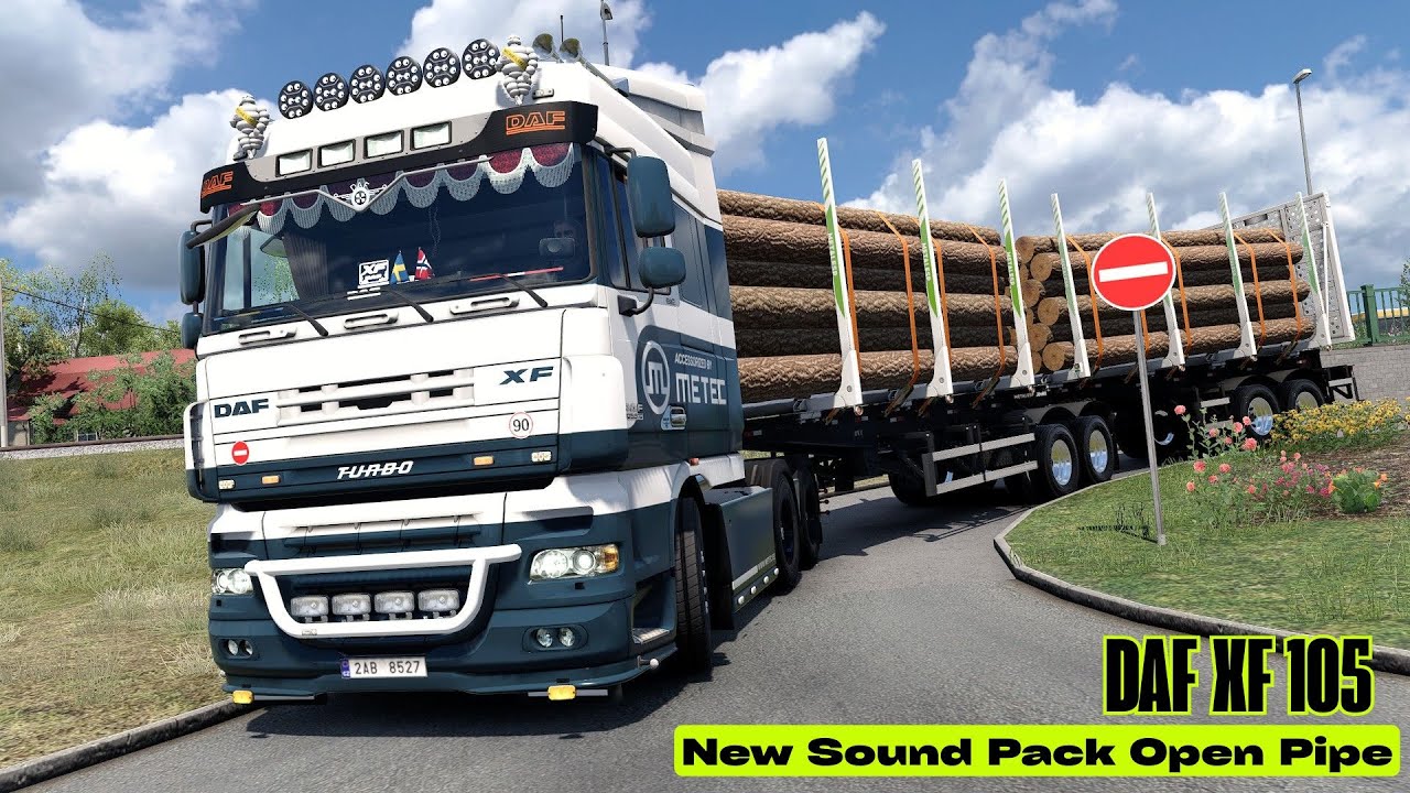 ETS2 | DAF XF 105 Open Pipe Sound Pack by SlavJerry | #ets2 1.56