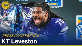 KT Leveston Talks About His Dreams Coming True In Getting Drafted & His Versatility On The O-line by Los Angeles Rams 6,184 views 1 month ago 4 minutes, 54 seconds