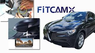 FITCAMX Dual Dash Cam Install on Alfa Romeo Stelvio | Front & Rear OEM Look screenshot 2