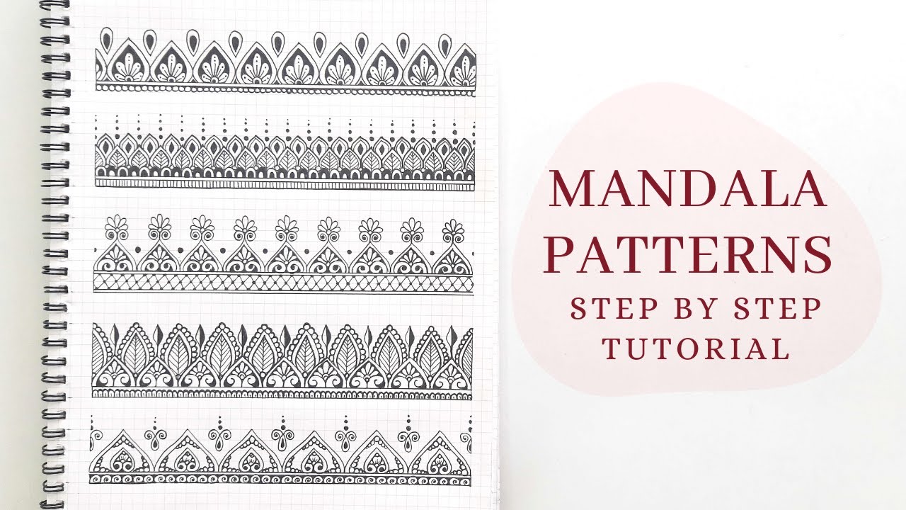 Learn to draw MANDALA ART for beginners || Easy mandala patterns