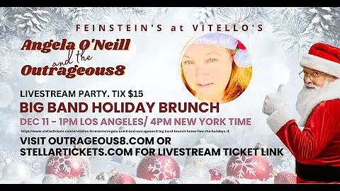 BIG BAND HOLIDAY SHOW 2022, ANGELA O'NEILL AND THE...