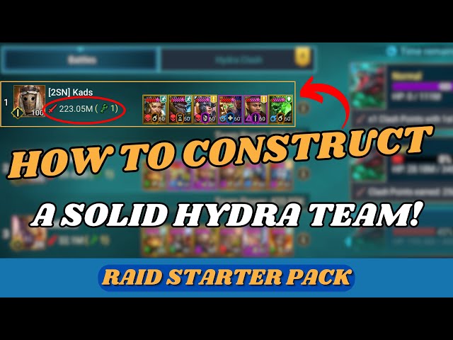 The Ultimate Hydra Team Building Guide! | RAID Starter Pack | RAID: Shadow Legends class=