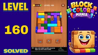 Block Color Mania – Level 160 | Fast & Clean Solution