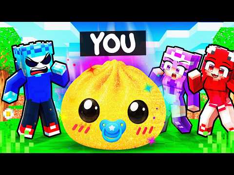 YOU Became a BABY SQUISHY DUMPLING to TROLL US in Minecraft!