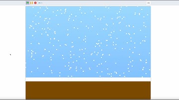 How to make a Nice Snow Effect Without any Clones in Scratch | Scratch Tutorial!