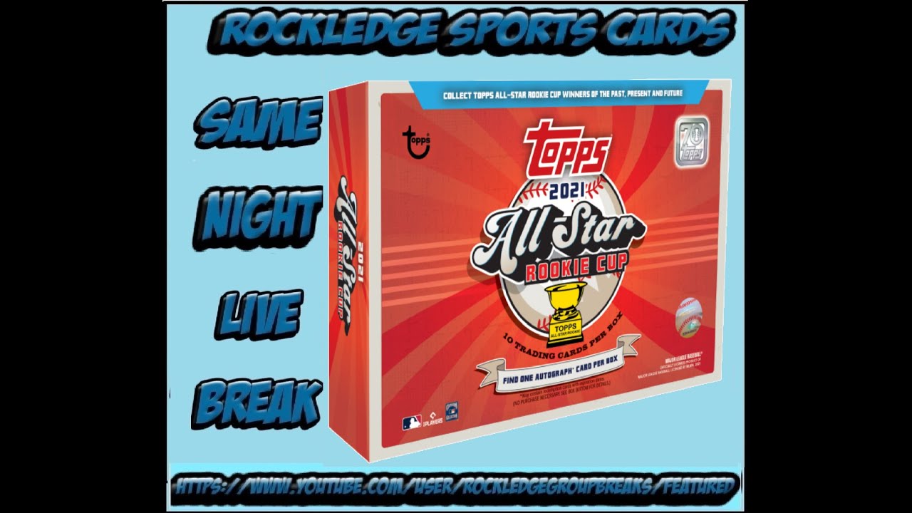 2021 Topps All Star Rookie Cup 20 Box Break