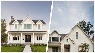 75 White Exterior Home With A Shingle Roof Design Ideas You'll Love ☆