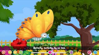 Ch 21 Gabriel Books Rhymes Book Ukg Erfly, Erfly For Children