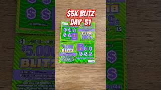 Day 51 – $1 $5,000 Blitz Scratch Off | Change My Life or Still Broke?
