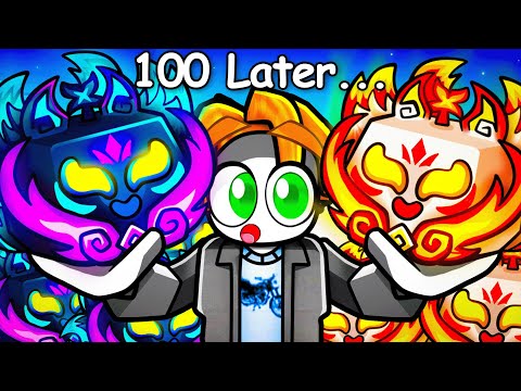 I Got EVERY New Kitsune in Blox Fruits!