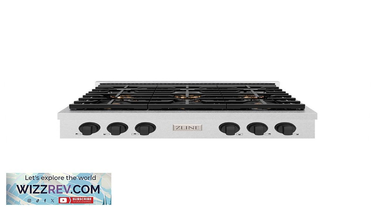 ZLINE Autograph Edition 36 in. Paramount Gas Rangetop with 6 Burner DuoPro