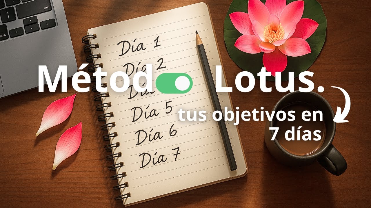 Cómo Alcanzar tus Objetivos en 7 días (Método Japonés de Alta Productividad): Metodo Lotus
