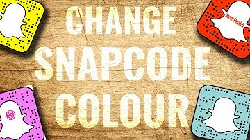 HOW TO CHANGE YOUR SNAPCODE COLOUR - New Snapchat Trick 2017