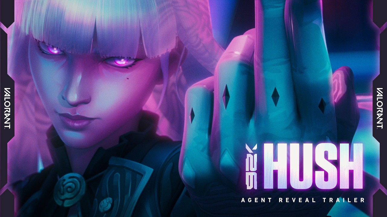 RISE AND FALL // Hush Agent Trailer – VALORANT