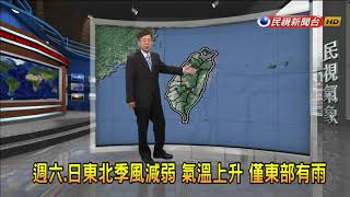 2018/11/08 週四白天氣溫仍高 溫差大 清晨仍涼-民視新聞