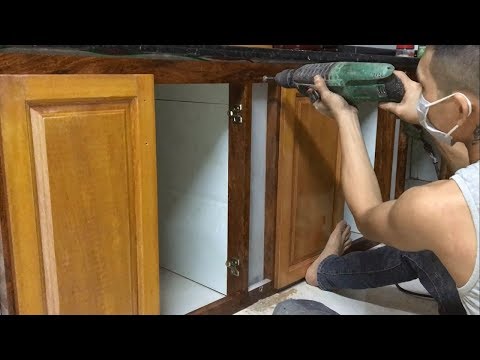 Build & Install Frame Under Kitchen Cabinets - Amazing Woodworking Skills Extremely Smart