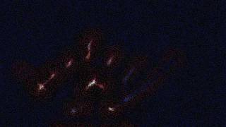 Kinect-controlled particle system (one person, attractive forces)