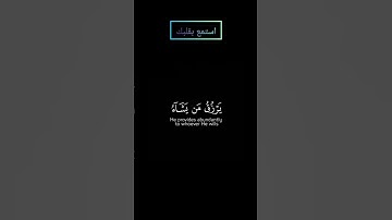 سورة الشورى (الله لطيف بعباده) بصوت #ياسر_الدوسري #قرآن #قران_كريم