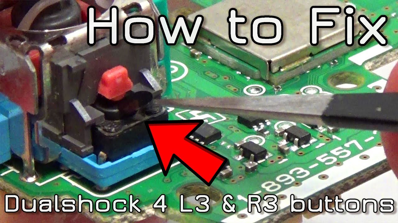 How to fix Dualshock 4 L3 & R3 buttons & SPRINTING- PS4 - YouTube