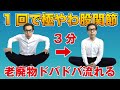 【股関節リンパ】太って老化するガチガチ股関節を3分でフニャフニャにする方法!