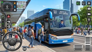 City Bus Drive Simulator - Real Coach Master Bus Game - Android Gameplay screenshot 4