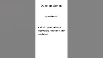 Geotechnical Engineering Interview Question Series| Basic Level Questions