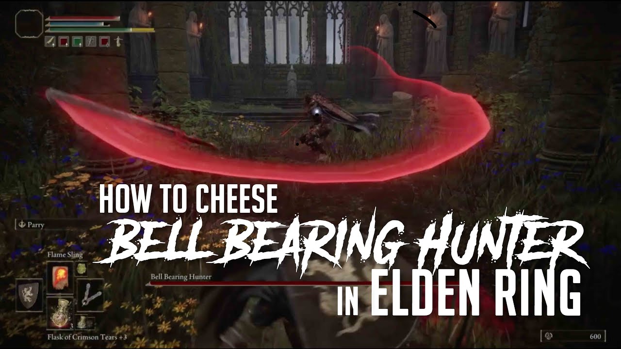 How to Cheese Bell Bearing Hunter at Church of Vows in Elden Ring (Easy Kill) YouTube