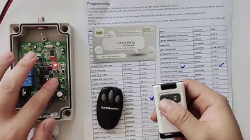 Scimagic SMG-255 Multi Brand Rolling Code Remote Control 433 /868mhz Programming