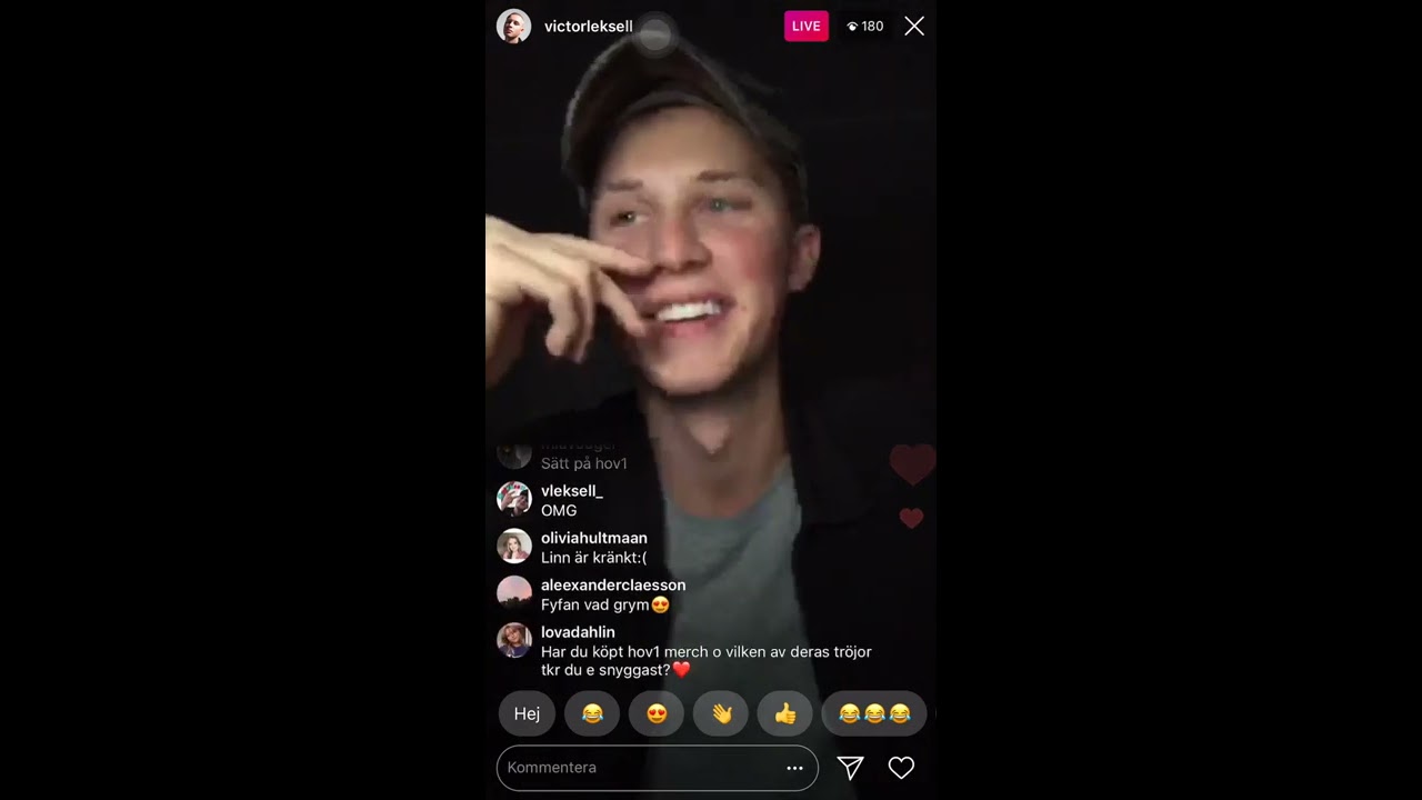 Victor Leksell's Instagram Live 5/11-18