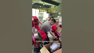 The six-axis robot costs $4,000, has a 1.85-meter arm span and a load capacity of 20 kg