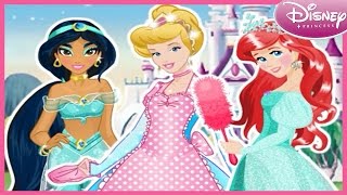 Disney Castle Clean Up - Cinderella, Ariel & Jasmine Cleaning Game For Kids screenshot 5