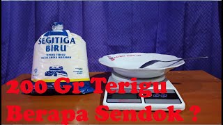 200 Gram Tepung Terigu Berapa Sendok Makan 