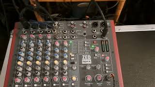 Allen&Heath ZED 10 FX uso basico