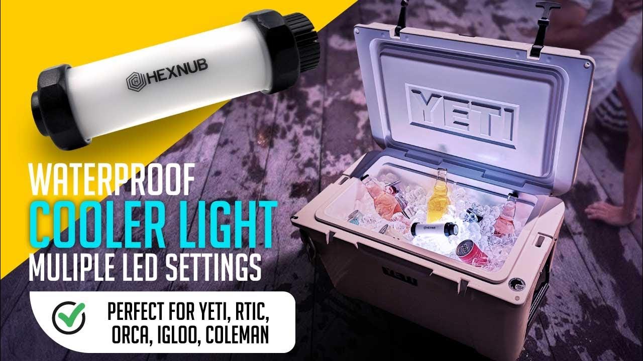 HEXNUB Cooler light LED Waterproof Rechargeable Coolbox light YouTube