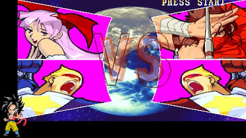 Marvel vs capcom arcade run | Morrigan (Lilith) and Captain Commando