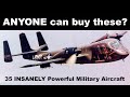 Powerful Military Aircraft Civilians Can Purchase