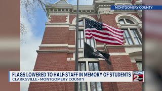 Flags in Montgomery County lowered to half-staff in memory of students
