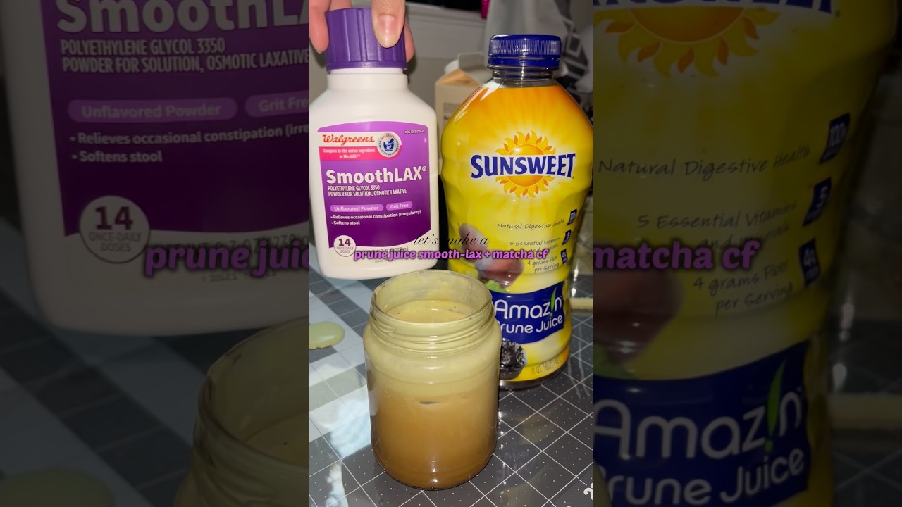 🚶🏻‍♀️‍➡️🚽 #prunejuice #laxative #handcrafteddrinks