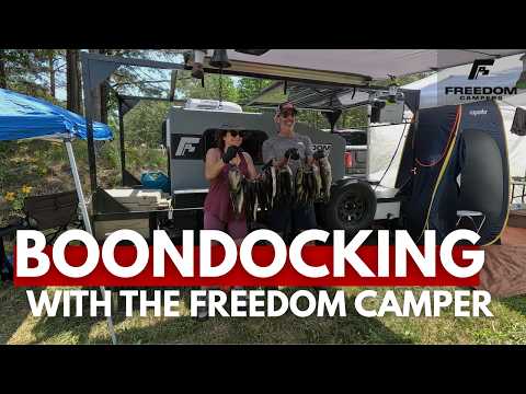 Boondocking with Jimmy and Amanda Sites | Freedom Camper Adventure