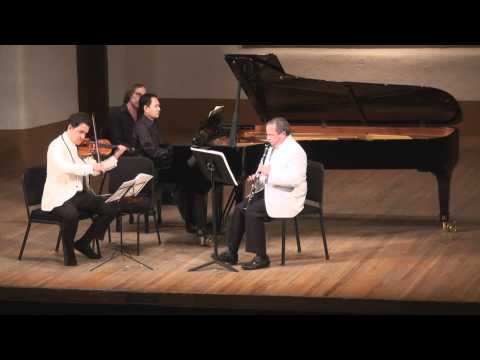 Bartk Contrasts for Clarinet, Violin & Piano - 1st mvmnt. | T. Levy, G. Schmidt, V. Asuncion