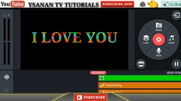 How to make kinemaster text editing color effects Text color changing animation
