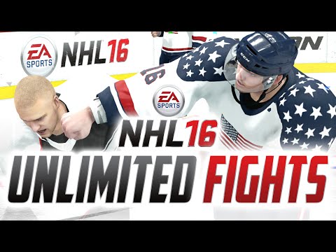 NHL 16: How to Get in UNLIMITED FIGHTS 