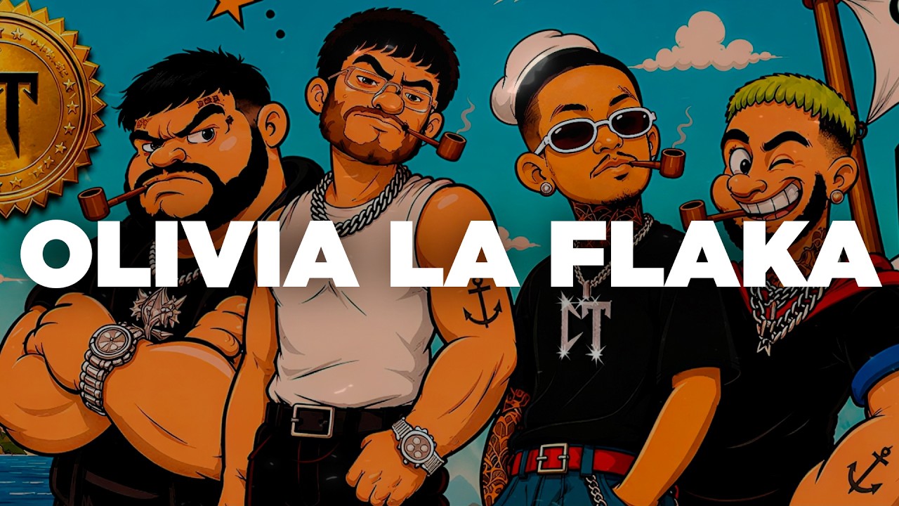 Natanael Cano x Tito Double P x Victor Mendivil x Ovi - OLIVIA LA FLAKA (Letra)