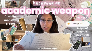 the ULTIMATE GUIDE to become AN ABSOLUTE ACADEMIC WEAPON🌷study tips indian + 2026 academic comeback