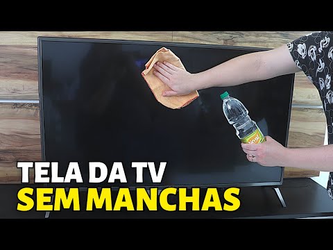 Só LIMPO TV ASSIM Tela da TV SUJA FICA LIMPA Sem Danificar Não Mancha