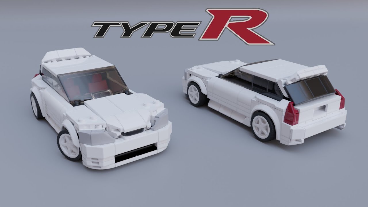 Lego Moc Honda Civic Type R By Alex_Qwerty | Rebrickable - Build With Lego