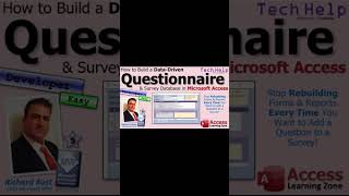 How to Build a Data-Driven Questionnaire & Survey Database in Microsoft Access