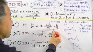 判別式　基本編　／おときち副塾長　電脳空間学習塾かもん