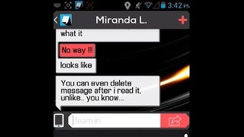 Beam: The App That Sends Even What You Delete