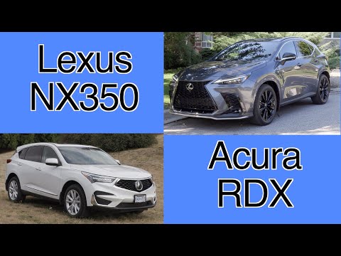 All-New Lexus NX VS Acura RDX comparison